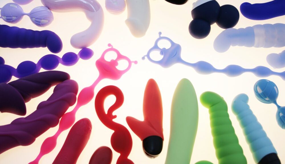 sex toys in various colors